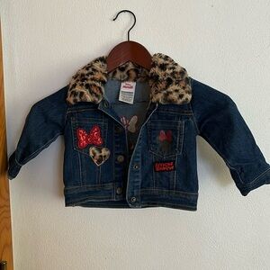Minnie Mouse Patched Jean Jacket - 2t